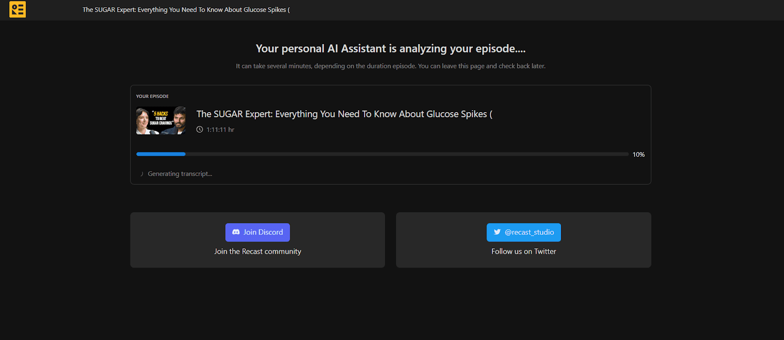 Crafting Compelling Podcast Descriptions with Recast Studio's Generator