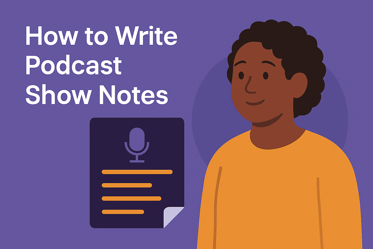 How to Write Podcast Show Notes: Templates, SEO Tips & Tools