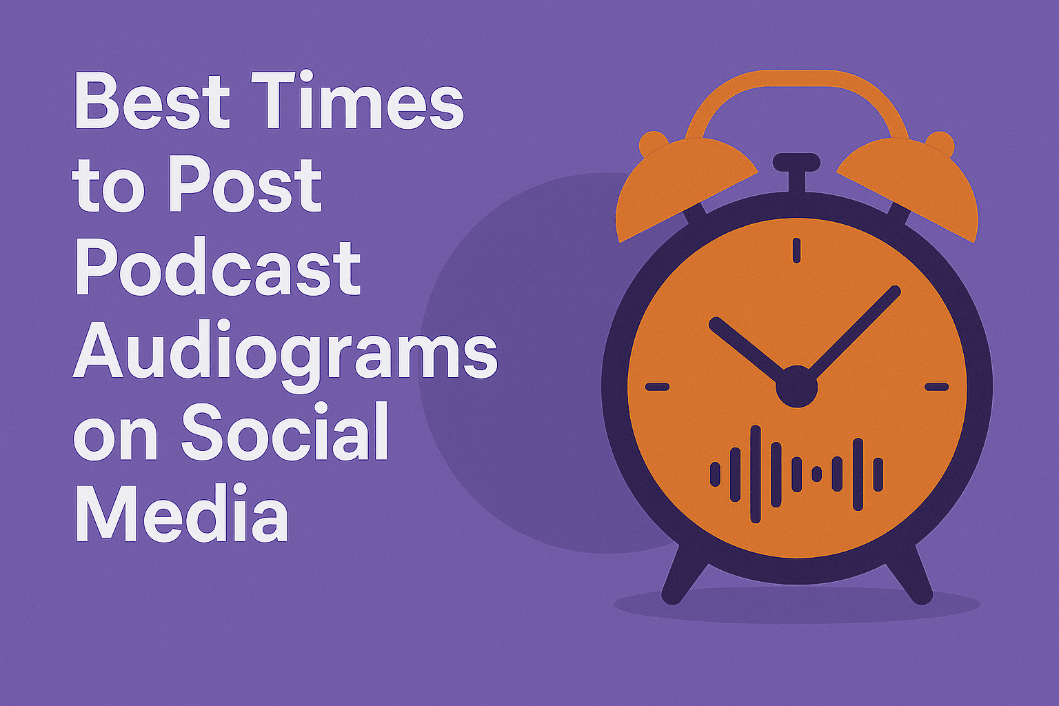 Best Times to Post Podcast Audiograms on Social Media